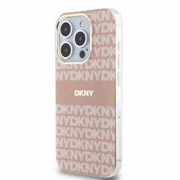  DKNY IML Mono & Stripe MagSafe-cover til iPhone 13 Pro Max - pink