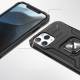 Wozinsky Ring Armor Case Kickstand Robust Cover til iPhone 13 Pro blå