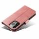 Elegant bookcase cover med klap og kickstand til iPhone 13 Pro Max pink