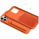 Kortholder Silikone Wallet Case med kortplads til iPhone 13 Pro Orange