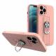 Ring cover silikon cover med finger grip og stativ til iPhone 13 Pro Max pink