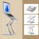 Robust and flexible laptop stand including mobile holder - up to 52 cm - Silver