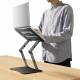 Robust and flexible laptop stand including mobile holder - up to 52 cm - Silver