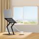 Robust and flexible laptop stand including mobile holder - up to 52 cm - Silver