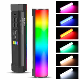 RGB Stick Light LED photo light with battery and adjustable brightness - 17cm