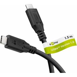  Goobay USB-C cable 100W PD - USB4 - 40 Gbit/s - 2m - Black