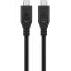 Goobay USB-C cable 100W PD - USB4 - 40 Gbit/s - 2m - Black