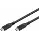 Goobay USB-C cable 100W PD - USB4 - 40 Gbit/s - 2m - Black