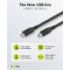 Goobay USB-C cable 100W PD - USB4 - 40 Gbit/s - 2m - Black