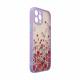 iPhone 12 Pro cover with flowers - Purple