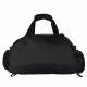 2-in-1 sports bag and backpack in carry-on size - 40x20x25cm - Black