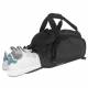 2-in-1 sports bag and backpack in carry-on size - 40x20x25cm - Black