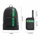 RockBros foldable backpack - 18l - 46x38cm - Black with green logo