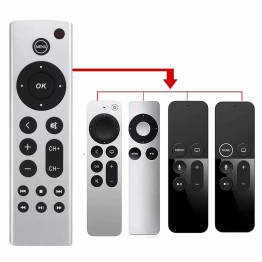 Apple TV remote without Siri - Silver