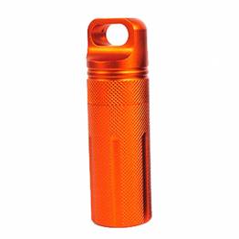 EDC extra robust waterproof container for outdoor or geocaching - Orange