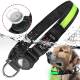 Waterproof LED collar with AirTag holder for dogs - Pink - 38-60cm - Large