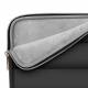 Puffy MacBook 13-14" sleeve with accessory compartment and small accessory bag - Black