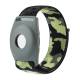 Nylon Loop AirTag bracelet for children and adults - 13-22cm - Green camo