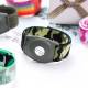 Nylon Loop AirTag bracelet for children and adults - 13-22cm - Green camo