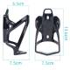 2-in-1 anti-theft AirTag holder and bottle holder for bike - Black