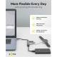 Goobay slim 4-in-1 USB-C hub for 1x USB-C and 3x USB-A - 5Gbit/s