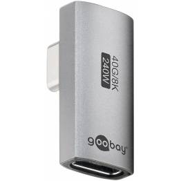 USB-C 4.0 adapter with 90° rotated angle - 240W / 40Gbps / 8K