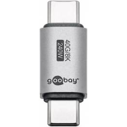 USB-C 4.0 adapter male to male - 240W / 40Gbps / 8K