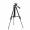 Lightweight aluminum camera tripod with built-in level - 1m