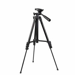 Lightweight aluminum camera tripod with built-in level - 1.2m