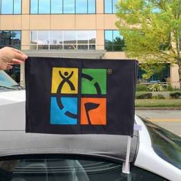  Geocaching car flag - 45 x 30 cm