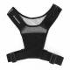 Adjustable reflective vest for running and cycling with 3 pockets - Black/Grey