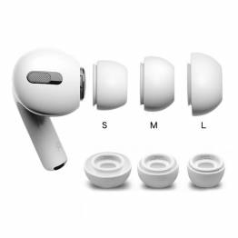 3 pairs of silicone ear tips for AirPods Pro / Pro 2 - White