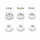 3 pairs of silicone ear tips for AirPods Pro / Pro 2 - White