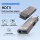 USB-C to HDMI 4K adapter with 100W PD USB-C and mini jack for Mac and iPhone