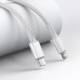 Baseus USB-C to Lightning cable - 1m - White