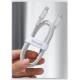 Baseus USB-C to Lightning cable - 1m - White