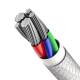 Baseus USB-C to Lightning cable - 1m - White