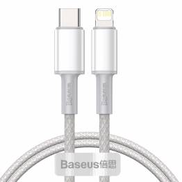 Baseus USB-C to Lightning cable - 1m - White