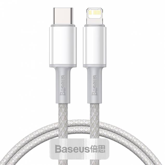 Baseus USB-C to Lightning cable - 1m - White