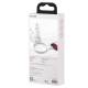 Baseus USB-C to Lightning cable - 1m - White