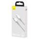 Baseus USB-C to Lightning cable - 1m - White