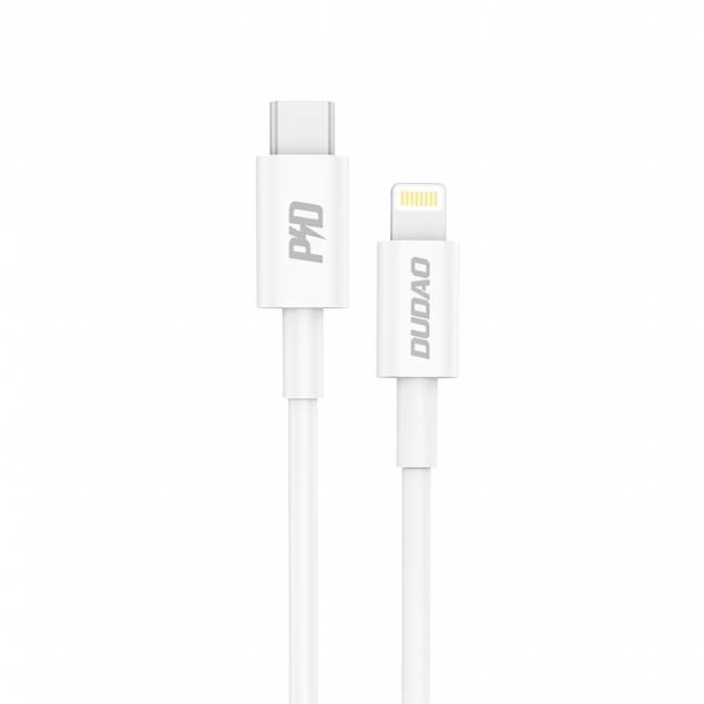 Dudao USB-C to Lightning cable - 1m - White