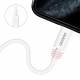 Dudao USB-C to Lightning cable - 1m - White