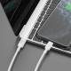 Dudao USB-C to Lightning cable - 1m - White