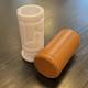 Puzzlebox cylinder labyrinth for money gifts and geocaching - 3D printed - White/Brown
