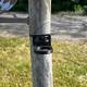 Bottle holder for mounting with screws or straps - 3D printed - Black