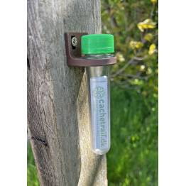  Bottle holder for mounting with screws or strip - 3D printed - Brown
