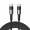 Tech-Protect UltraBoost Evo woven USB-C cable 100W PD charging cable - Black - 3m