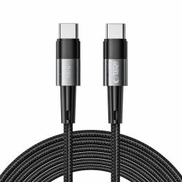Tech-Protect UltraBoost Evo woven USB-C cable 100W PD charging cable - Black - 3m