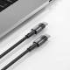 Tech-Protect UltraBoost Evo woven USB-C cable 100W PD charging cable - Black - 3m